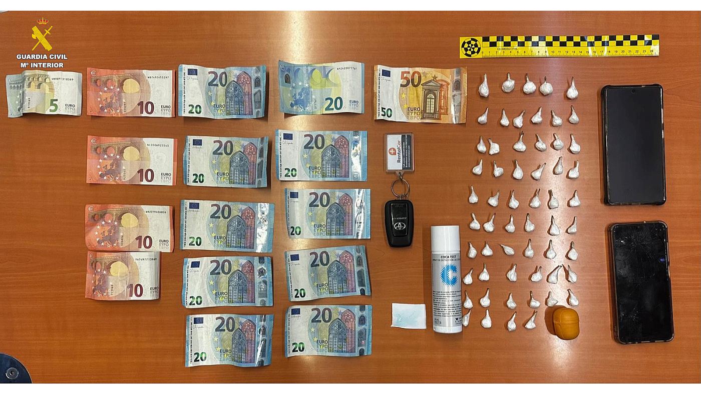 Kokainbeslag og euro