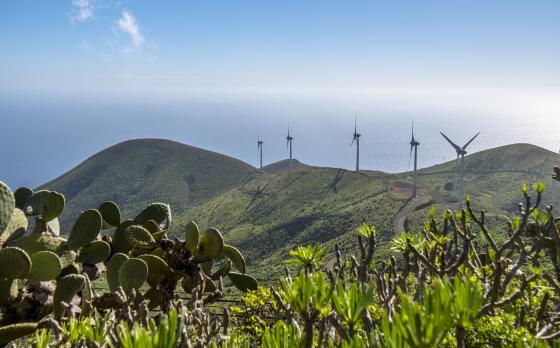 El Hierro Parque eólico Gorona del Viento