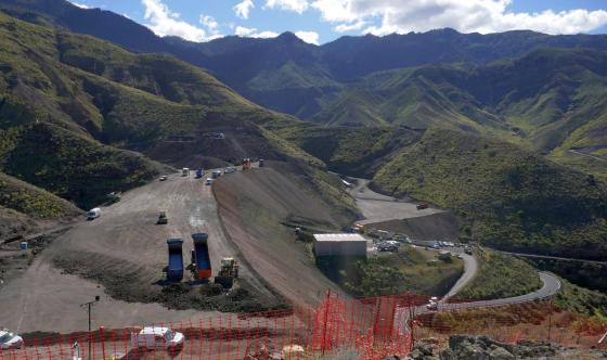 Gran Canaria_Aldea_veibygging_tunnel