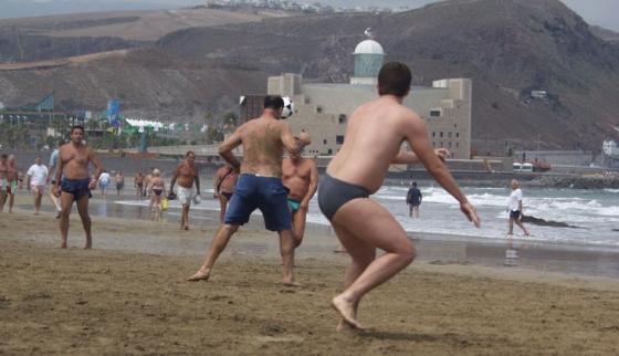 Kanariøyene_Gran Canaria_Las Palmas_Canteras_strandfotball