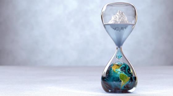 Timeglass_isfjell_klode_klima_global oppvarming