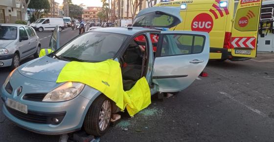 Bilulykke i Granadilla på Tenerife