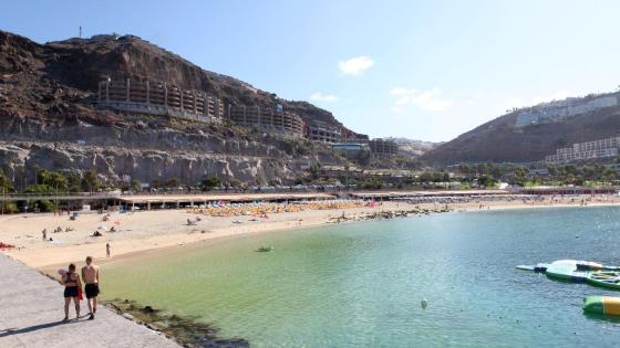 Amadores-stranden i Mogán kommune sørvest på Gran Canaria