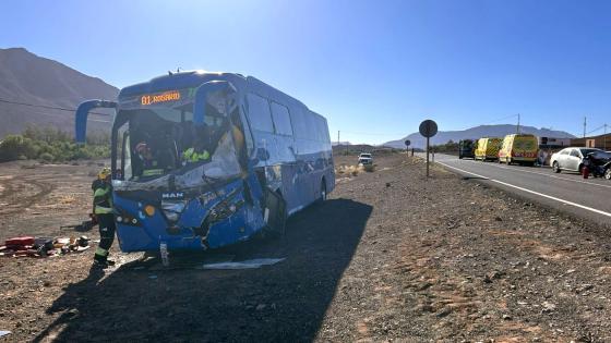 Frontkollisjon mellom buss og varebil på Fuerteventura.
