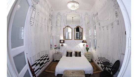 Hotellrom. 