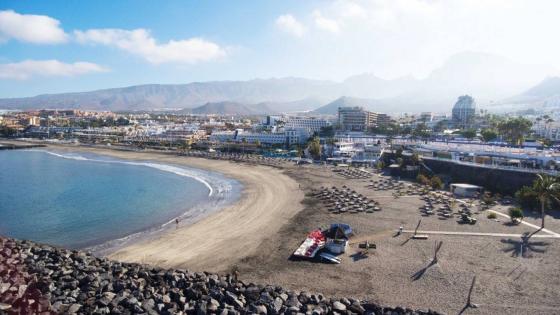 Playa de Torviscas i Adeje på Tenerife