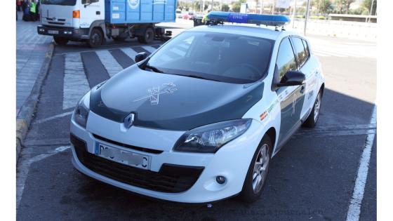 Politibil fra Guardia Civil