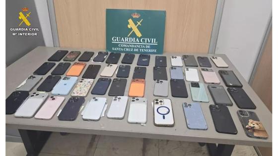 Stjålne mobiltelefoner 