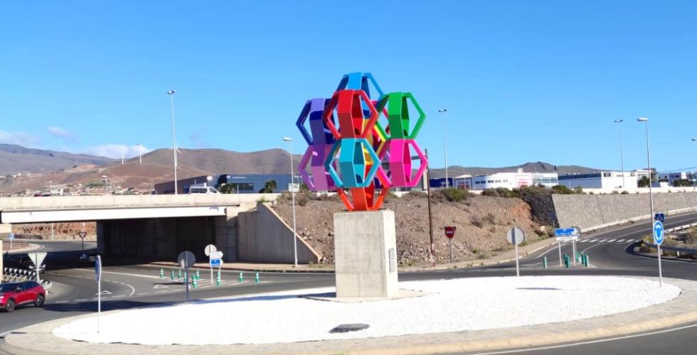 skulptur rundkjøring arinaga