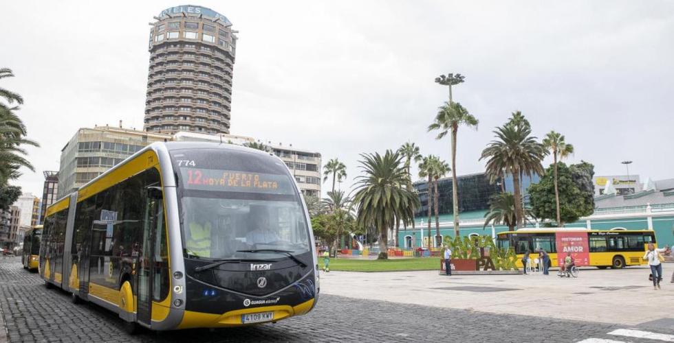 buss Las Palmas elektrisk