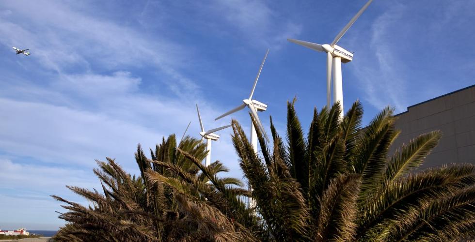 Kanariøyene_Gran Canaria_Fornybar energi_vindturbin