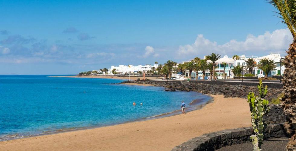 Playa Matagorda på Lanzarote.