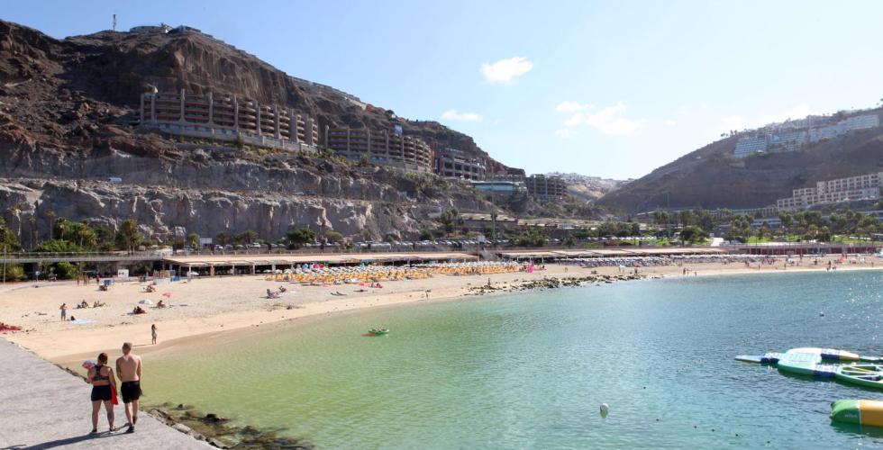 Amadores-stranden i Mogán kommune sørvest på Gran Canaria