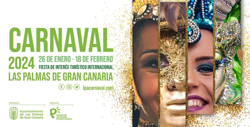 Plakat Karneval Las Palmas Vinter 2023