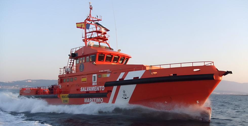 Sjøredningstjenestens båt Guardamar Concepción Arenal på Kanariøyene.