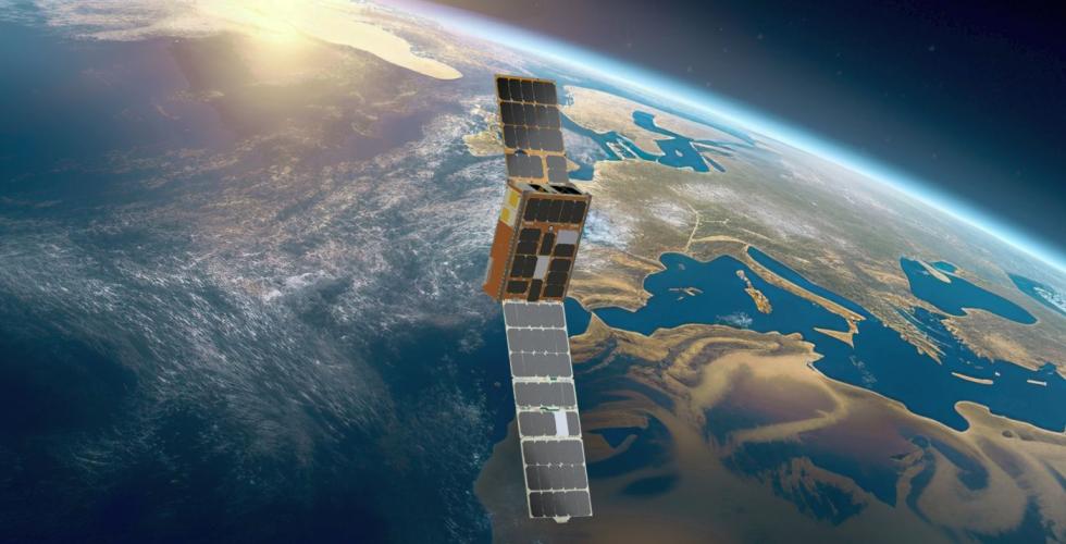Kanariøyenes første satellitt Alisio-1 på tur ut i verdensrommet.