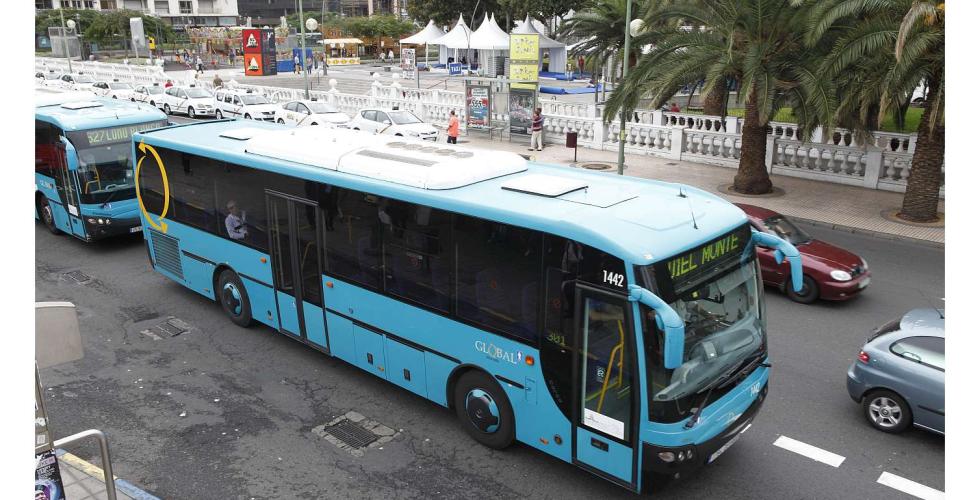 Buss i Las Palmas.