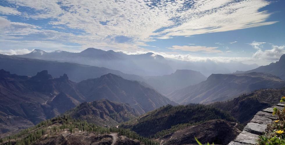 Utsikt i Artenara på Gran Canaria.