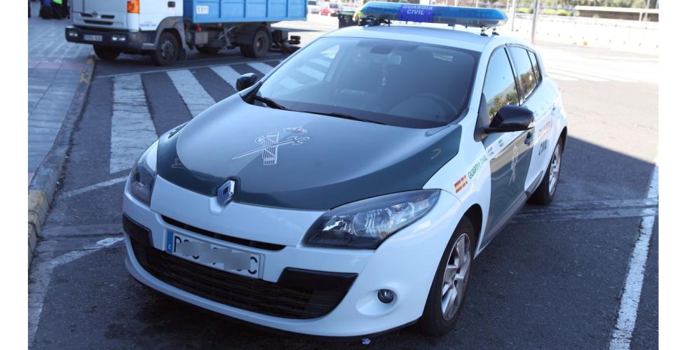 Politibil fra Guardia Civil