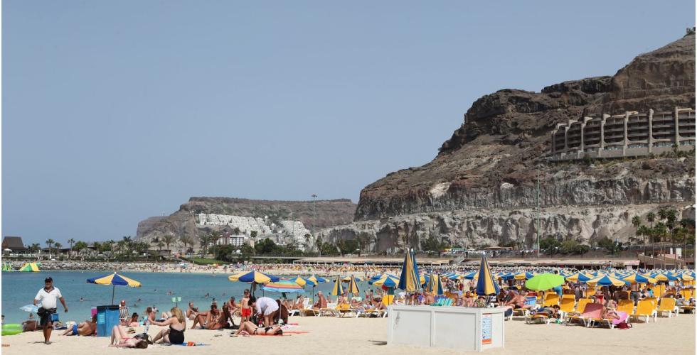 Amadores-stranden i Mogán kommune sørvest på Gran Canaria