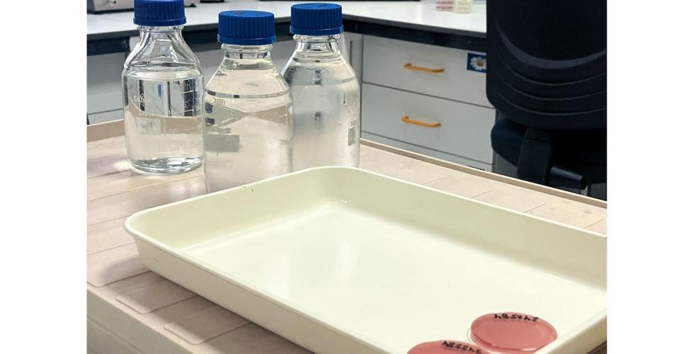 Vannprøver i laboratorium