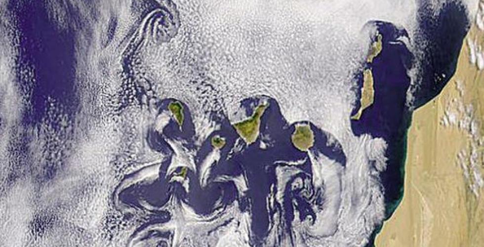 Kanariøyene sett fra rommet 31. juli 2015