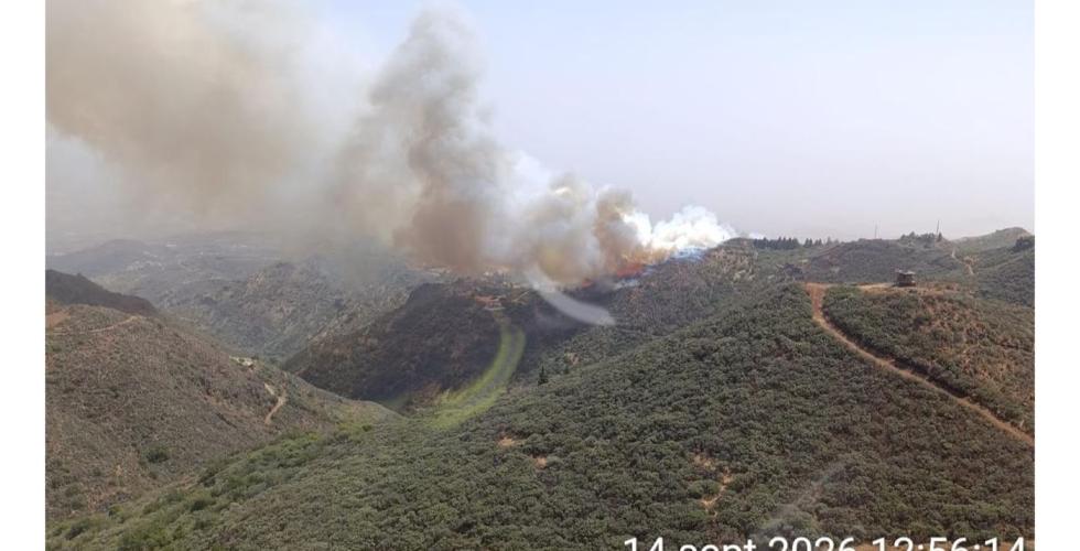Brann i Cazadores på Gran Canaria