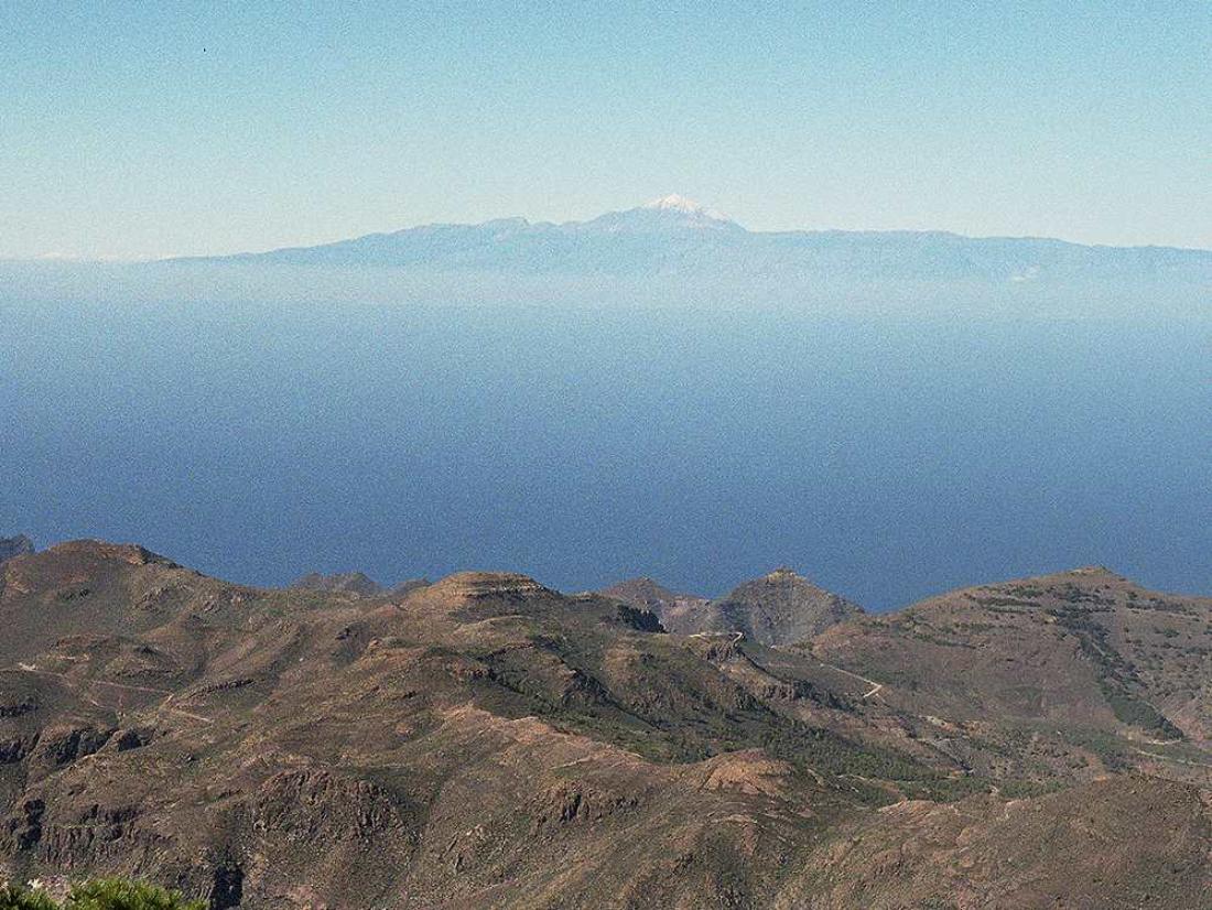 Tenerife sett fra Gran Canaria