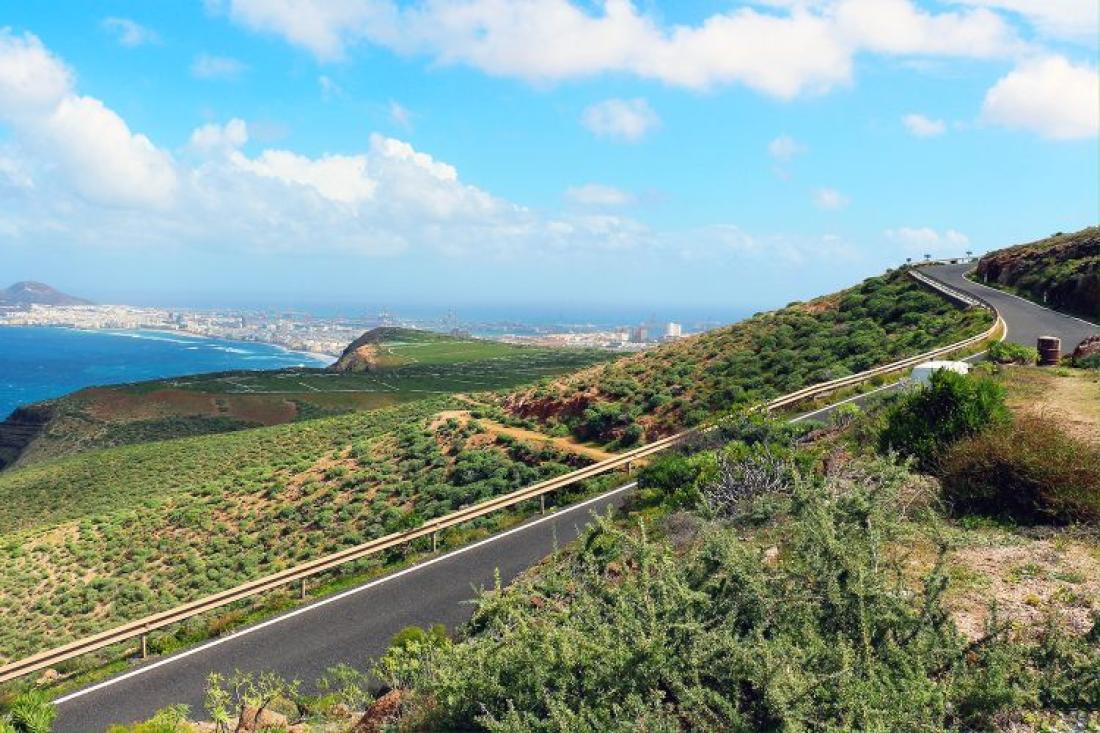 Landskap øst for Arucas, Gran Canaria
