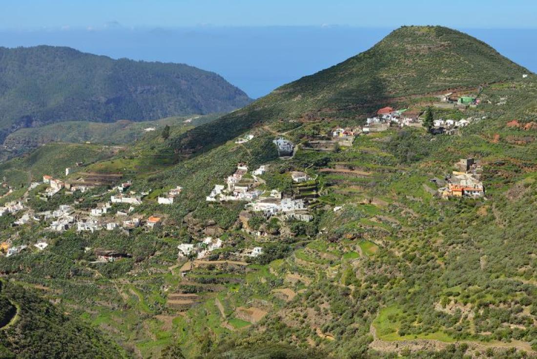 Barranco Hondo de Arriba fra veien til Mirador Piños de Gáldar