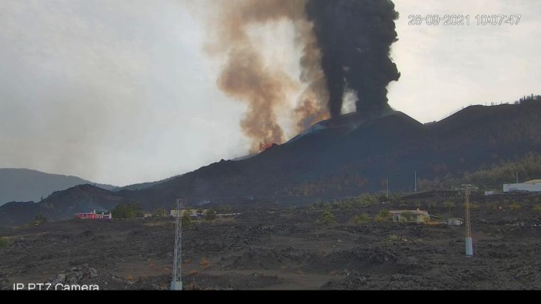 Vulkanutbrudd på La Palma september 2021. Dag 9