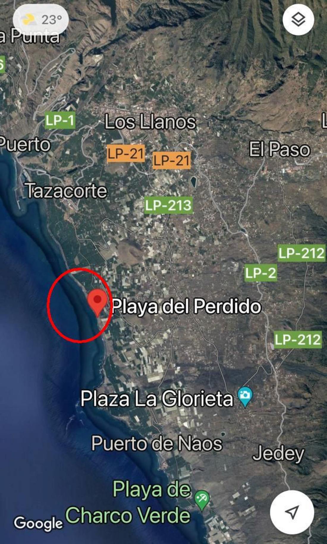 Vulkanutbrudd på La Palma september 2021. DAg 10.