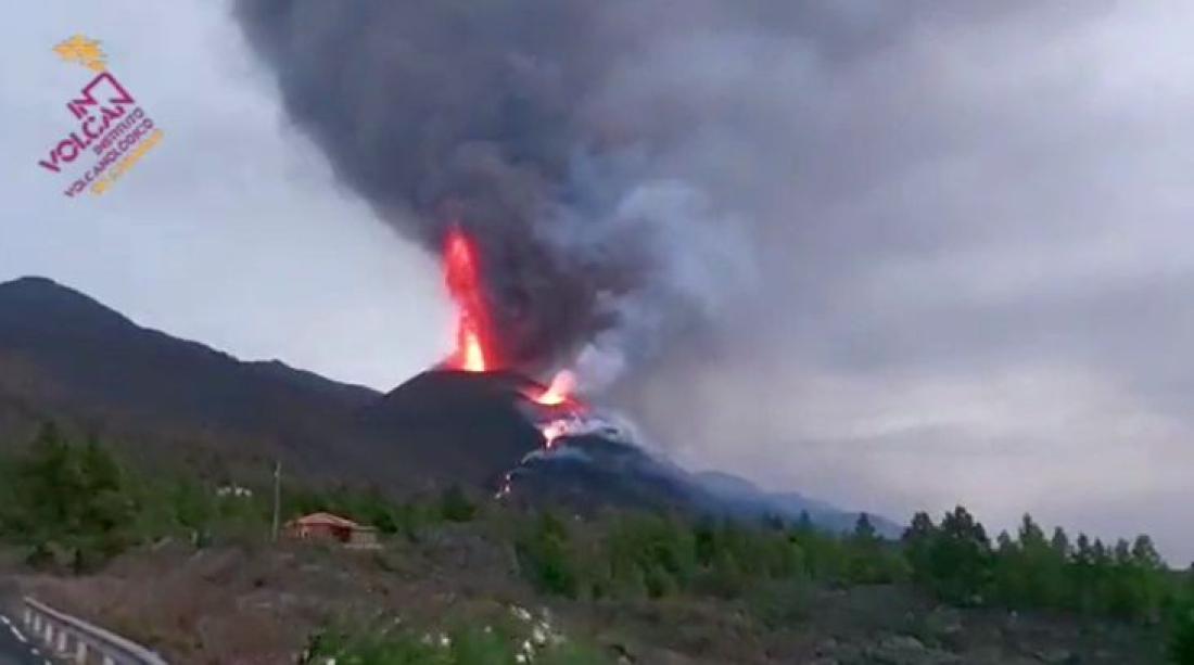 Vulkanutbrudd på La Palma 2021. Dag 32.