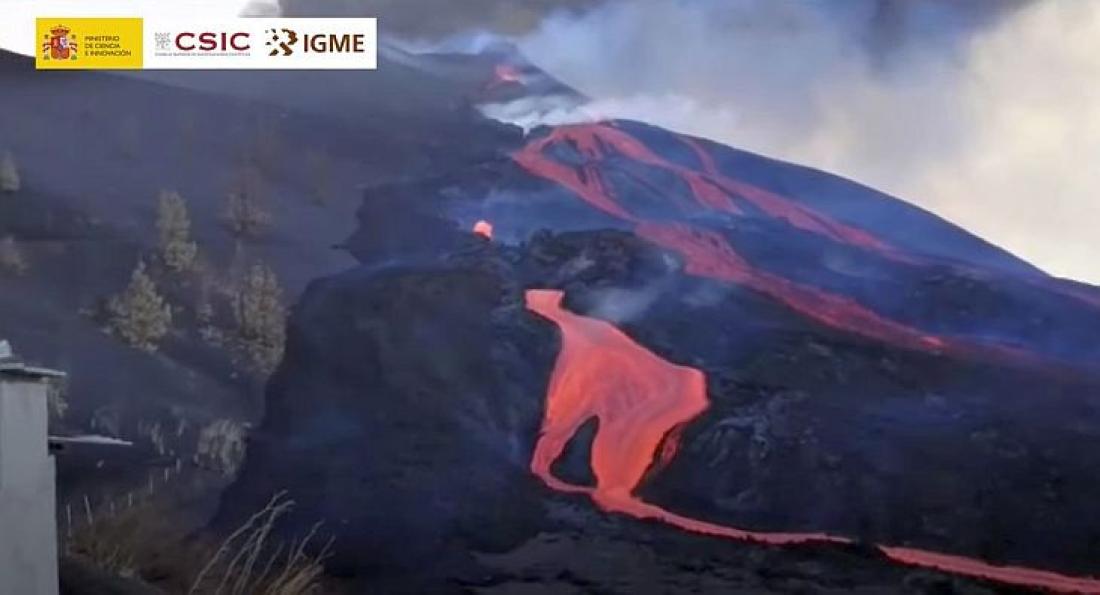 Vulkanutbrudd på La Palma 2021. Dag 35.