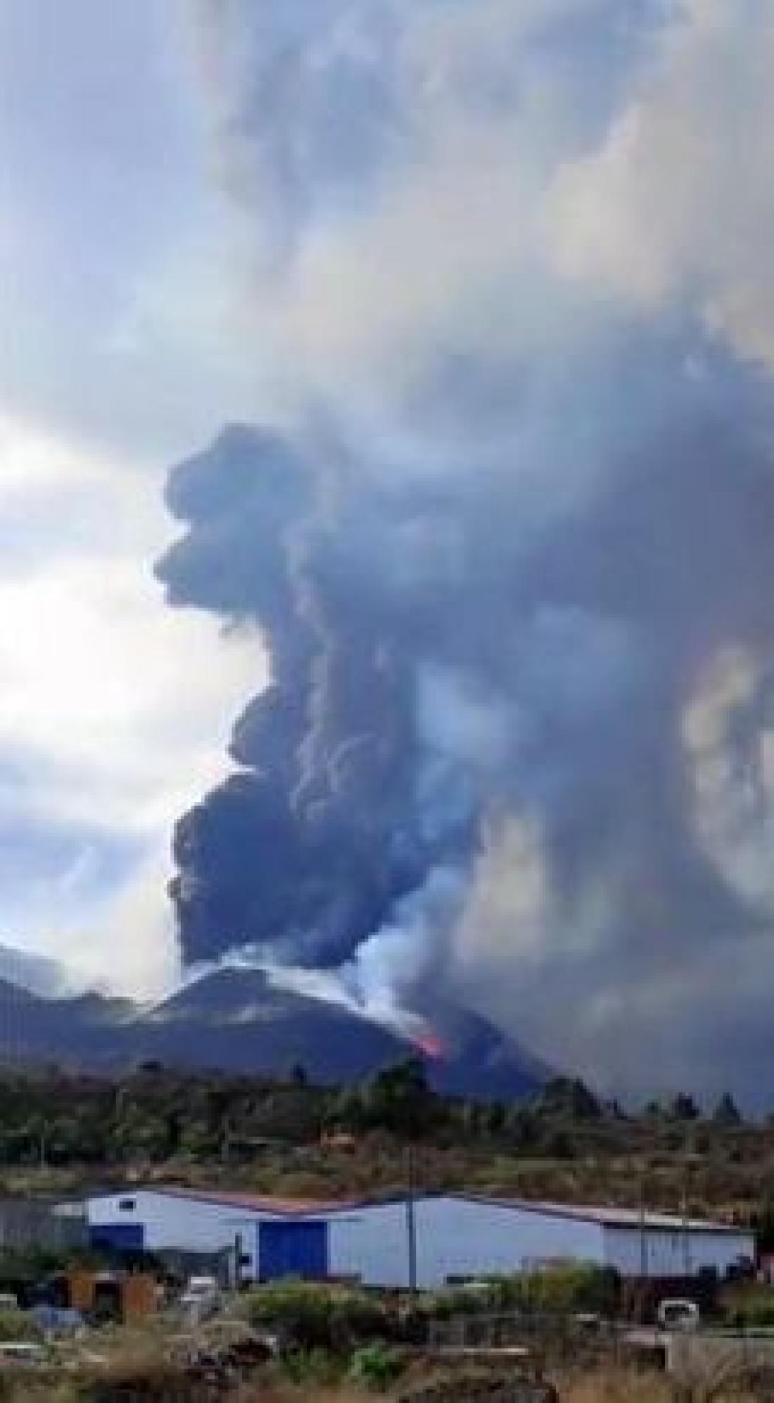 Vulkanutbrudd på La Palma 2021. Dag 39.