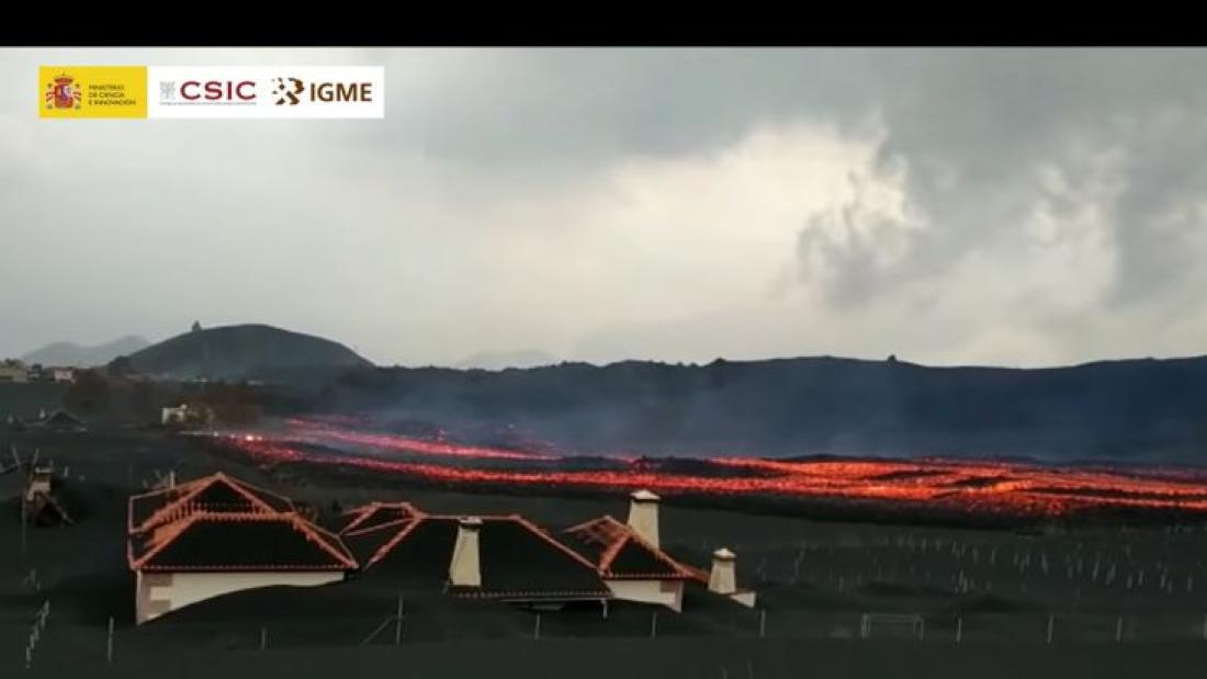 Vulkanutbrudd på La Palma 2021. Dag 68.