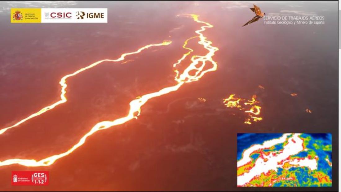 Vulkanutbrudd på La Palma 2021. Dag 68.