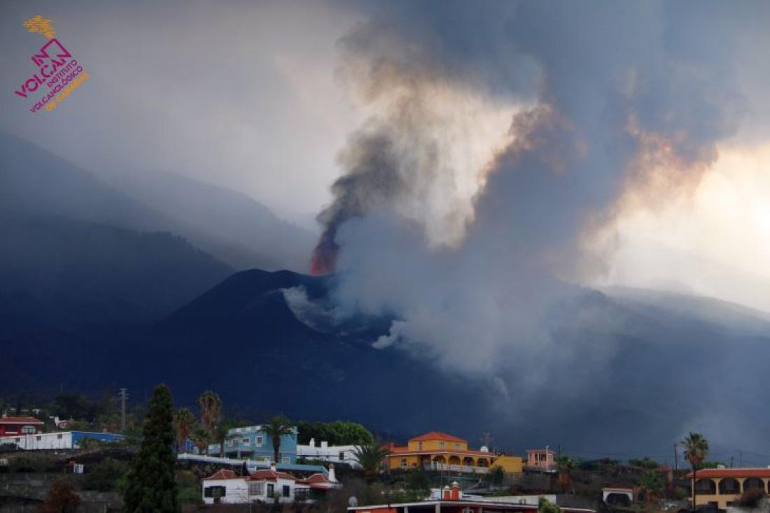 Vulkanutbrudd på La Palma 2021. Dag 69.