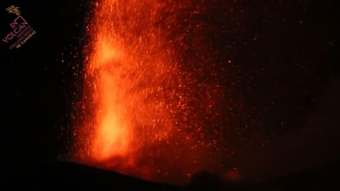 Vulkanutbrudd på La Palma 2021. Dag 70.