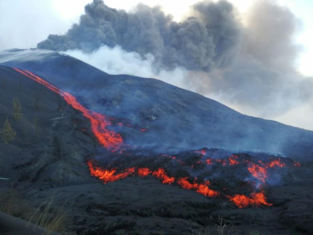 Vulkanutbrudd på La Palma 2021. Dag 71.
