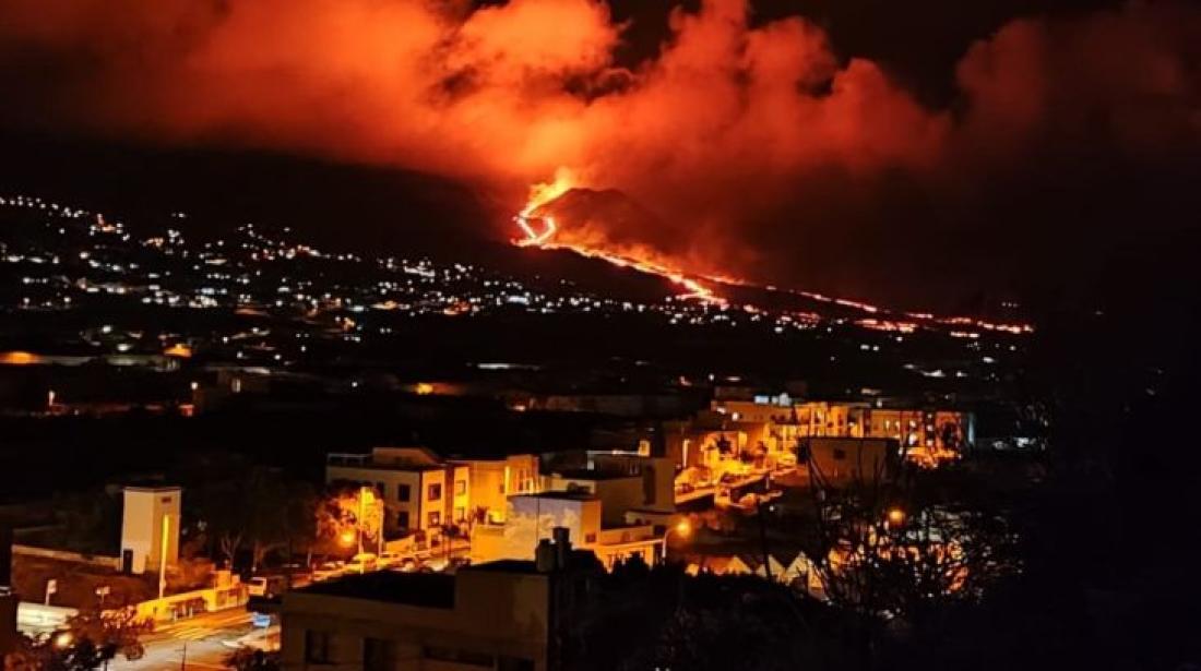 Vulkanutbrudd på La Palma 2021. Dag 72.