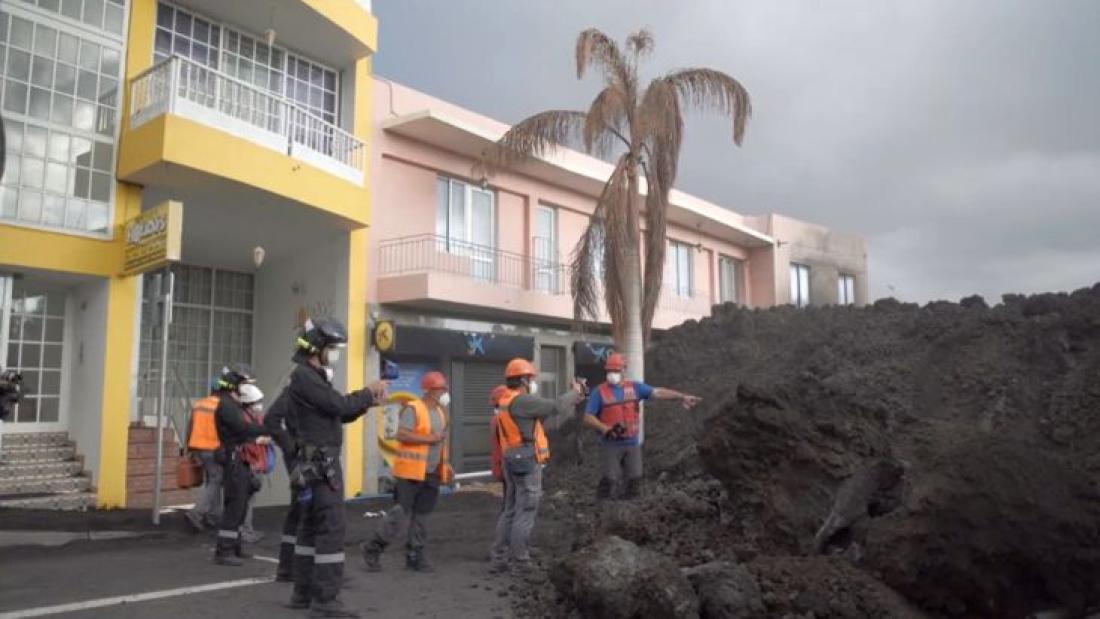 Vulkanutbrudd på La Palma 2021. Dag 100.