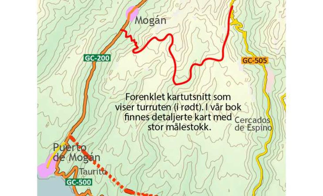 Fottur fra Arguineguín-dalen til Mogán-dalen