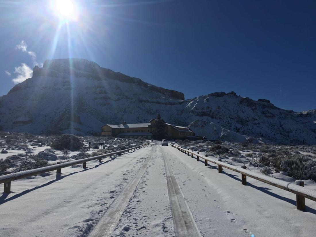 Snø på Teide, Tenerife