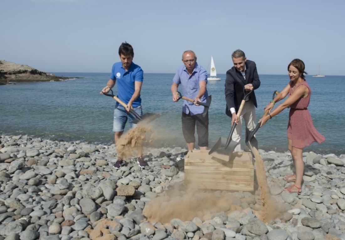 Playa de Tauro symbolsk byggestart