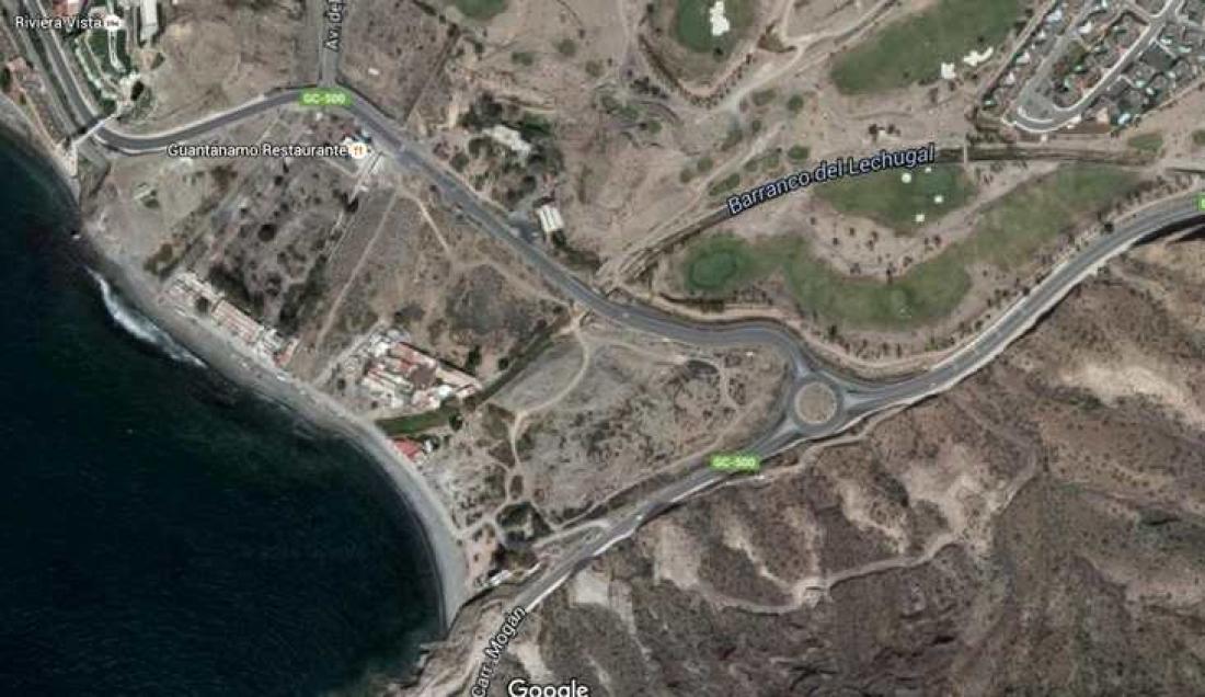 Playa de Tauro fra Google Earth