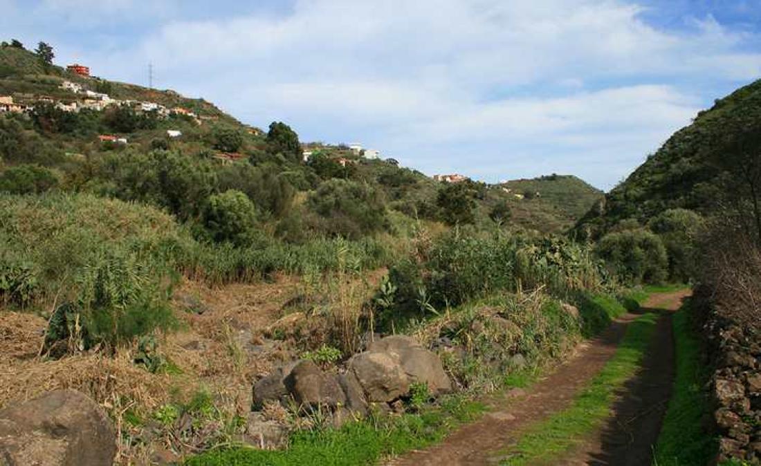 Idyllisk ved starten av fotturen