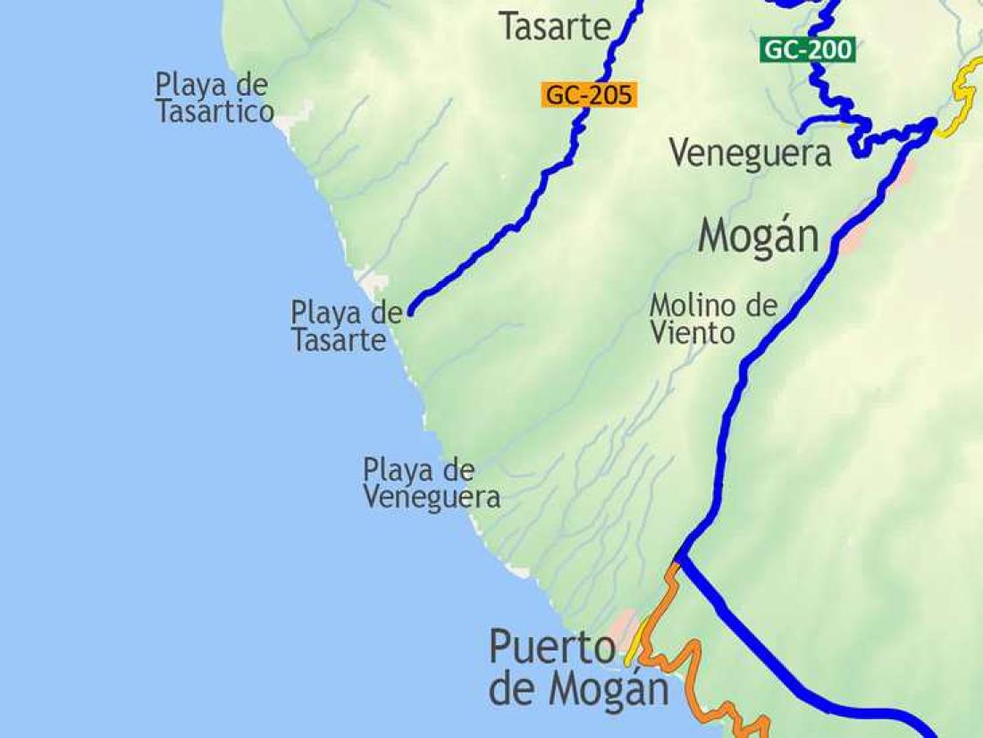 Biltur langs vestkysten av Gran Canaria